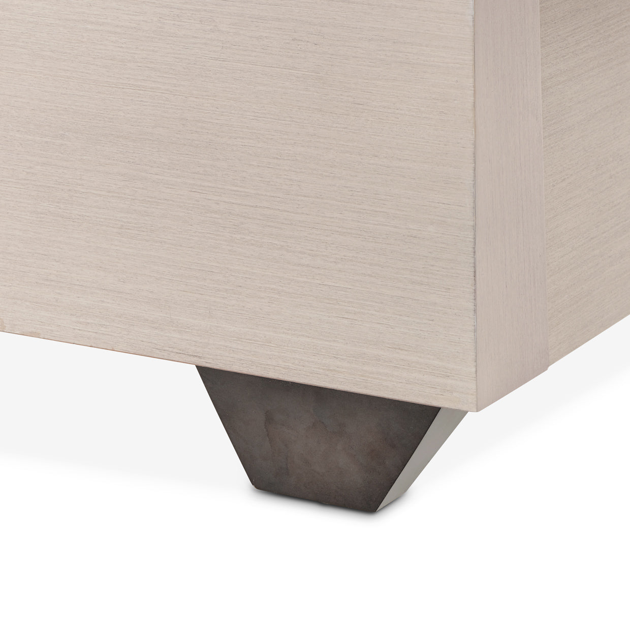 Fantosini King Tufted Panel Bed - Silver Mist