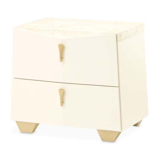 Fantosini Nightstand - Creamy Pearl
