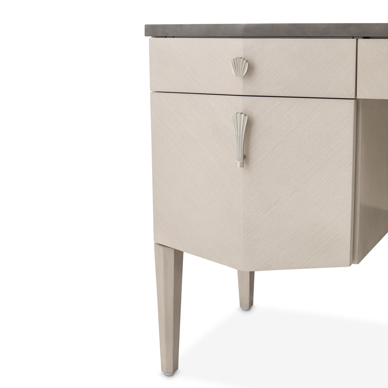 Fantosini Vanity, Mirror & Chair Set - Silver Mist