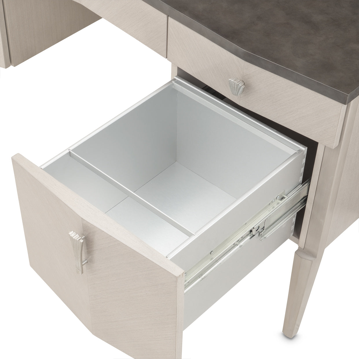 Fantosini Vanity & Mirror - Silver Mist