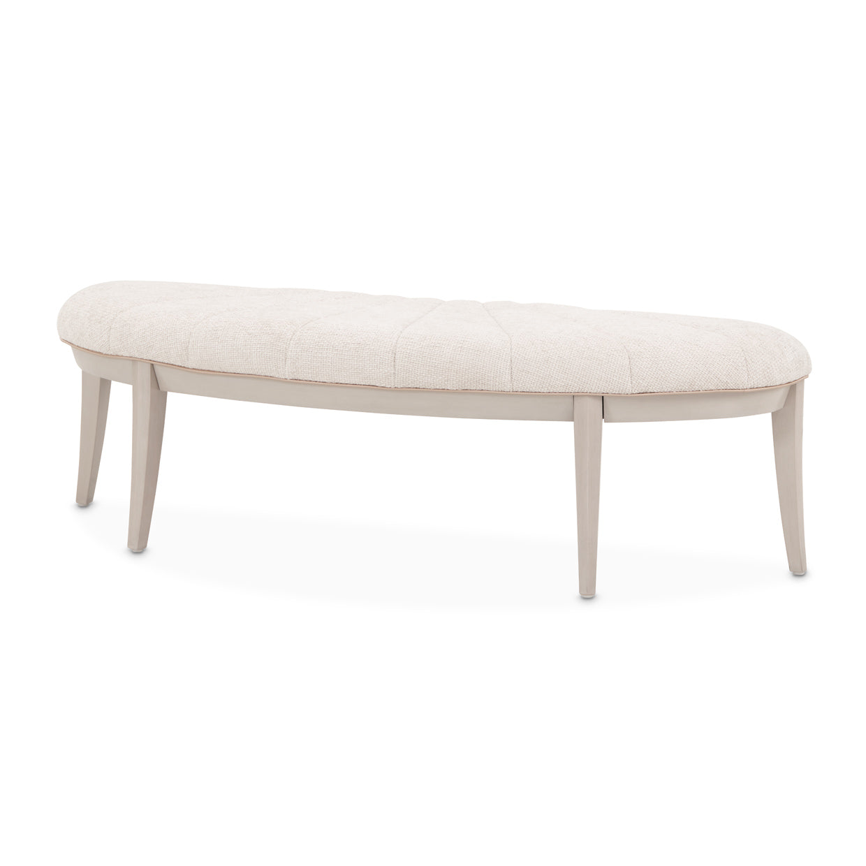 Fantosini Bed Bench - Cappuccino/Silver Mist