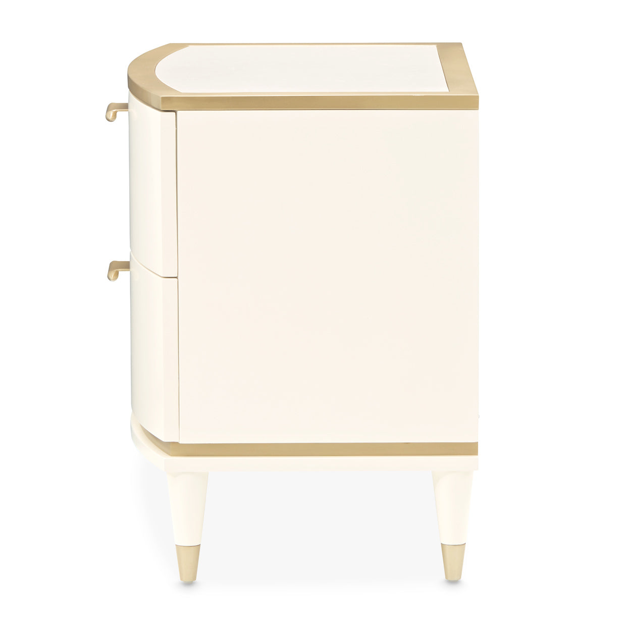 La Terrazza 26"W Nightstand - Creamy Pearl