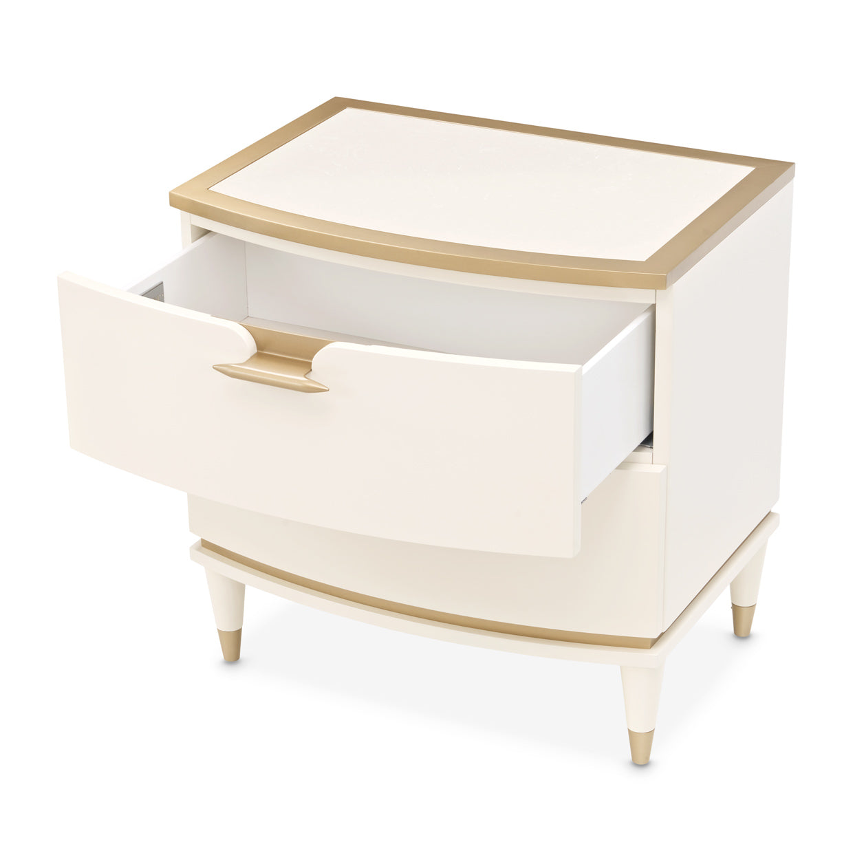 La Terrazza 26"W Nightstand - Creamy Pearl