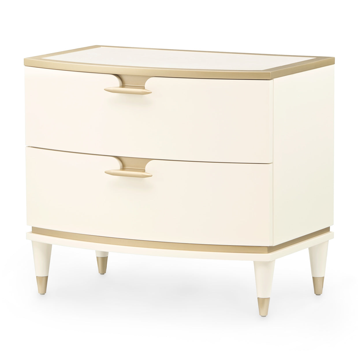 La Terrazza 30"W Nightstand - Creamy Pearl