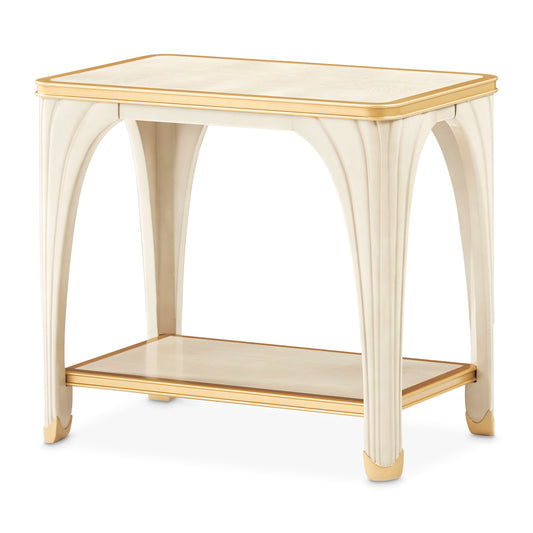 La Terrazza End Table - Silver Mist