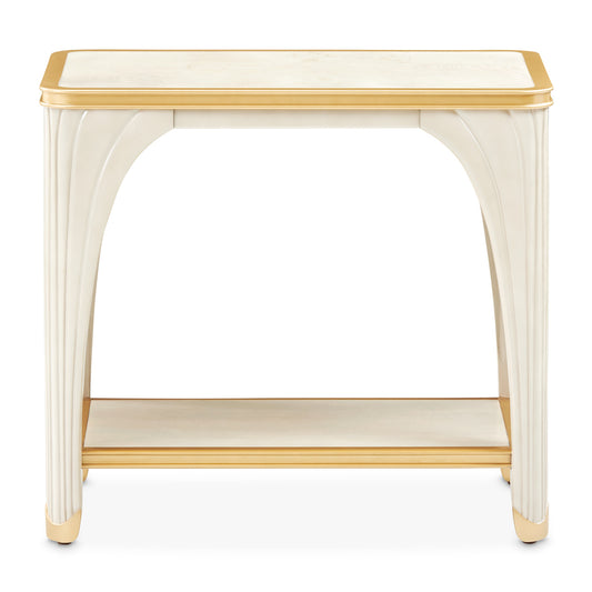 La Terrazza End Table - Silver Mist