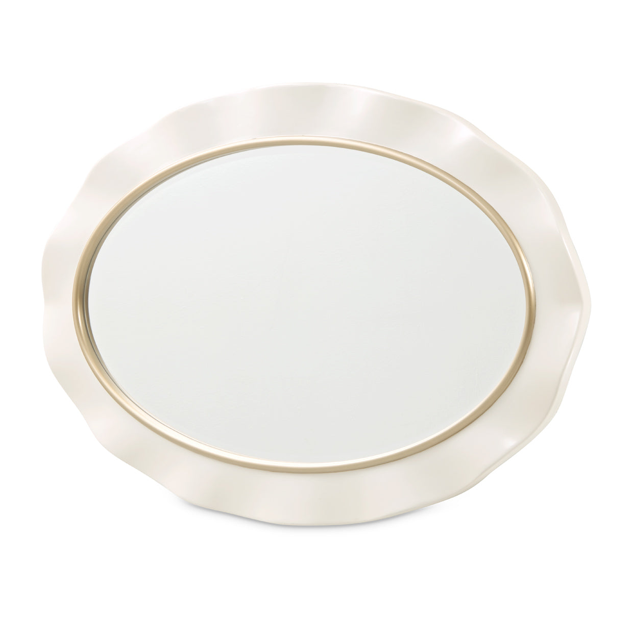 La Terrazza Sideboard with Mirror - Creamy Pearl