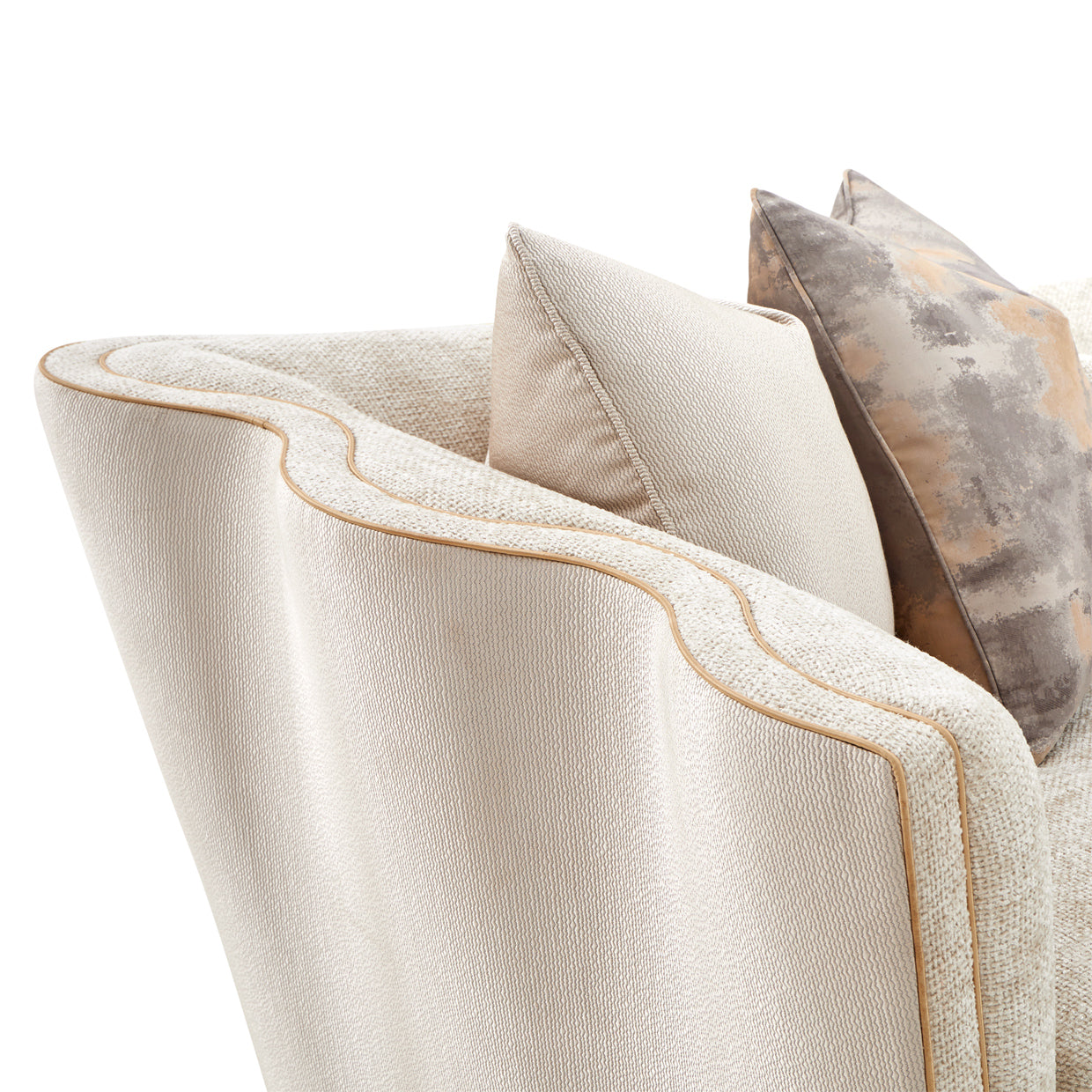 La Terrazza Sofa - Cappuccino/Light Champagne