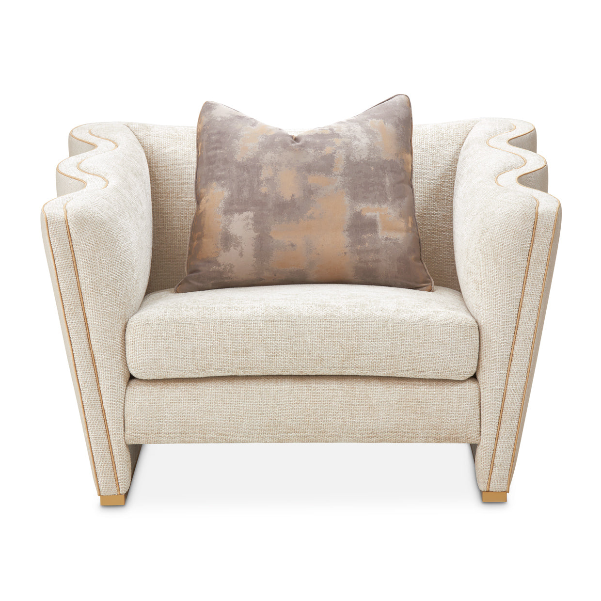 La Terrazza Matching Chair - Cappuccino/Light Champagne