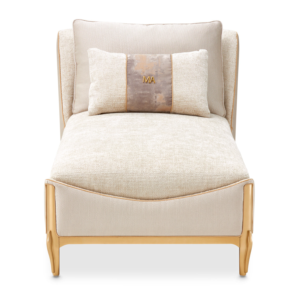 La Terrazza Chaise - Cappuccino/Light Champagne