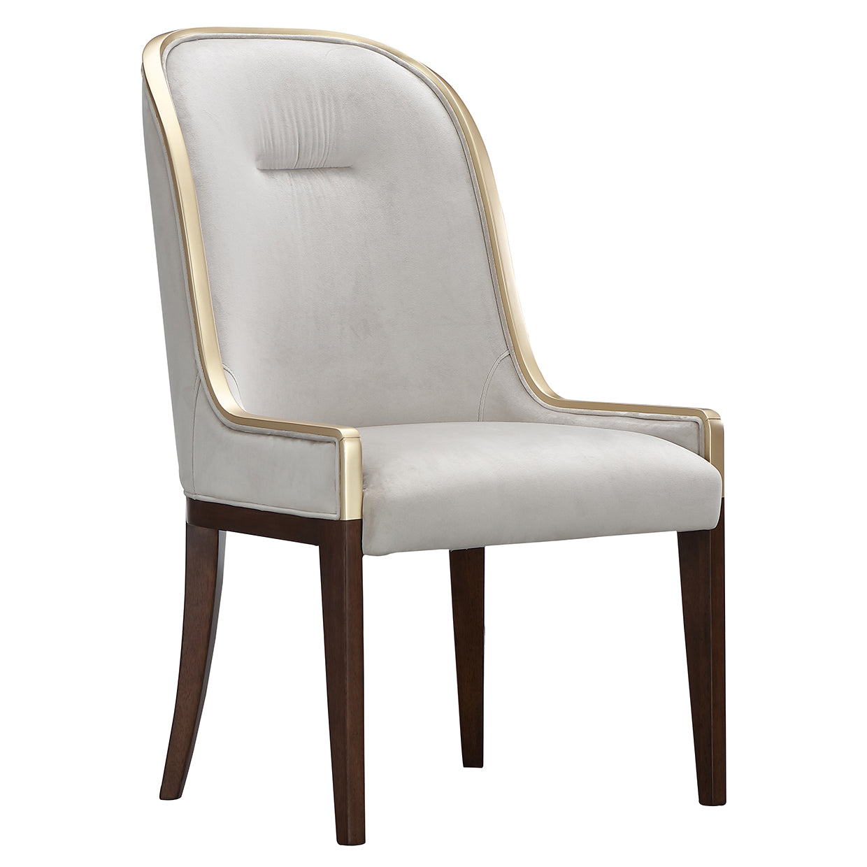 Houston Dining Side Chair - Porcini/Walnut