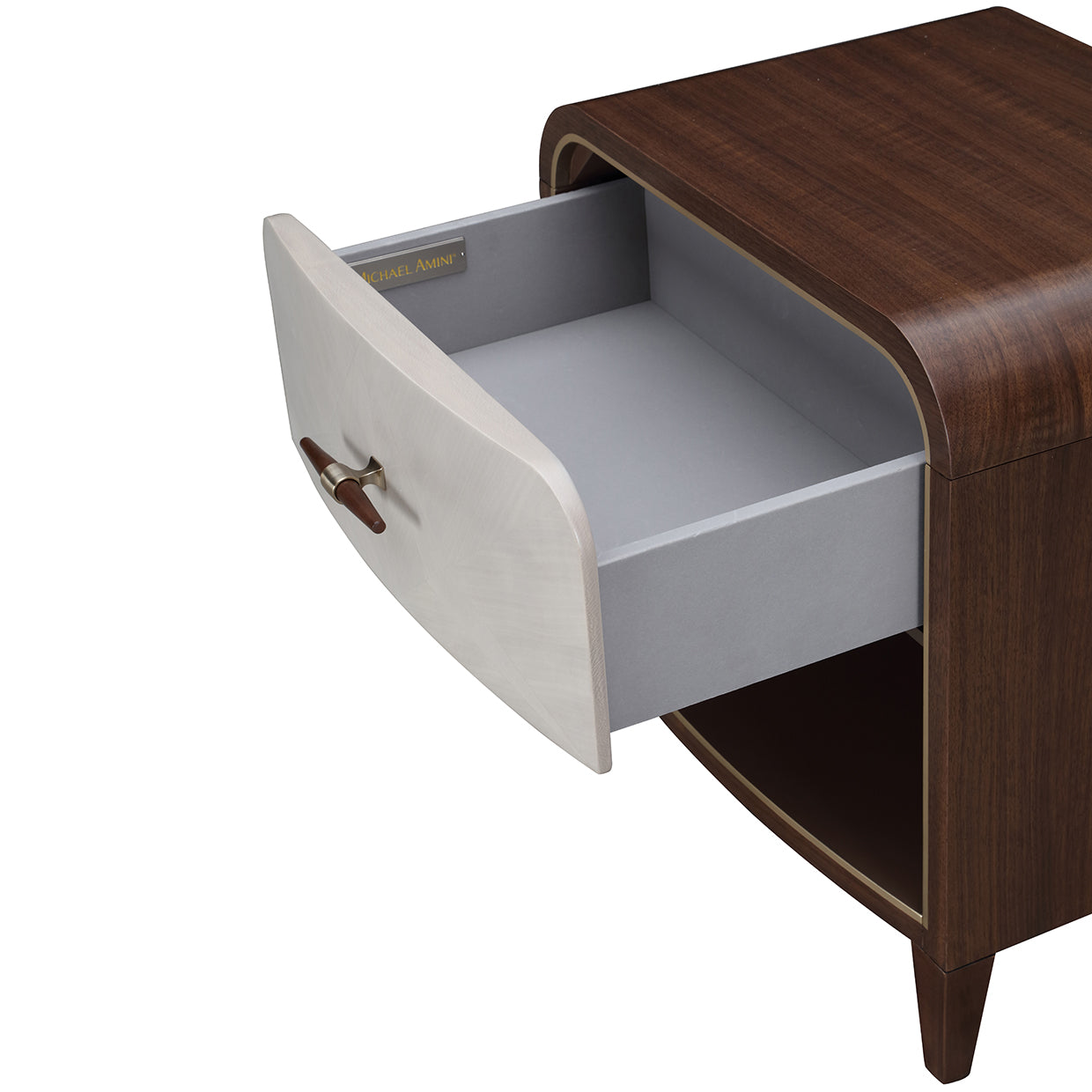Houston 1-Drawer Nightstand - Walnut
