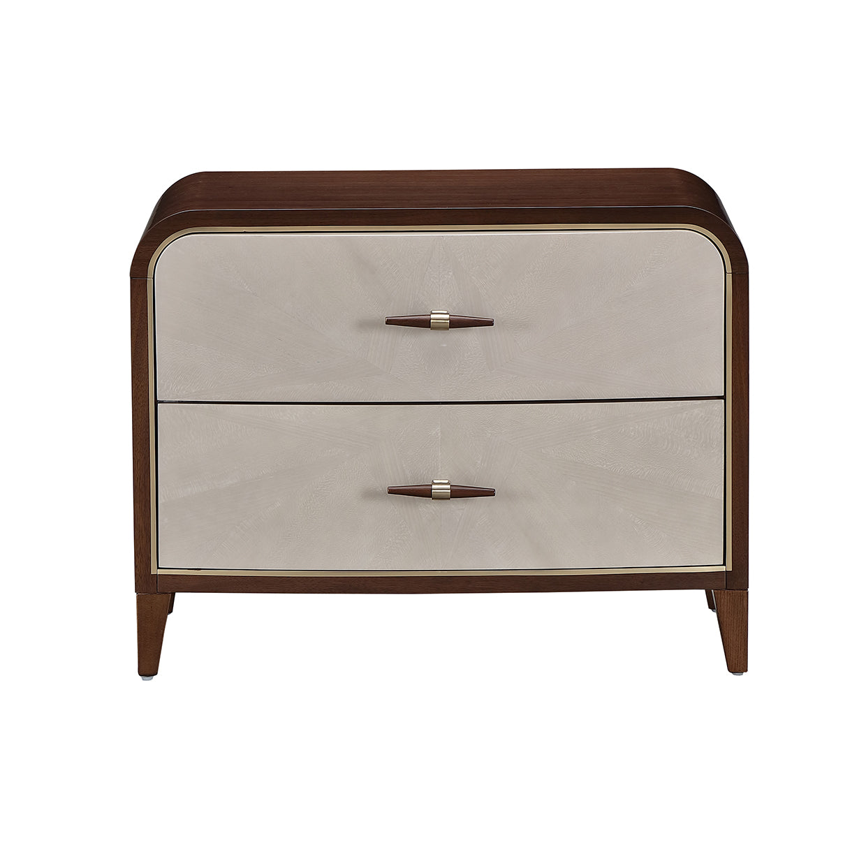 Houston 2-Drawer Nightstand - Walnut