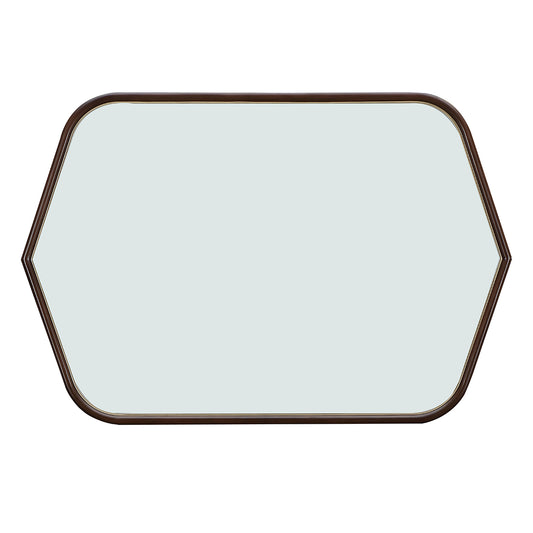 Houston Wall Mirror - Walnut