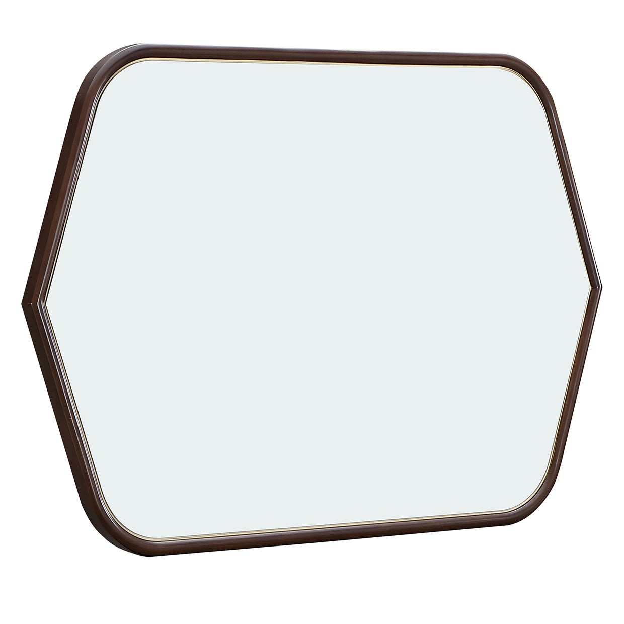 Houston Wall Mirror - Walnut
