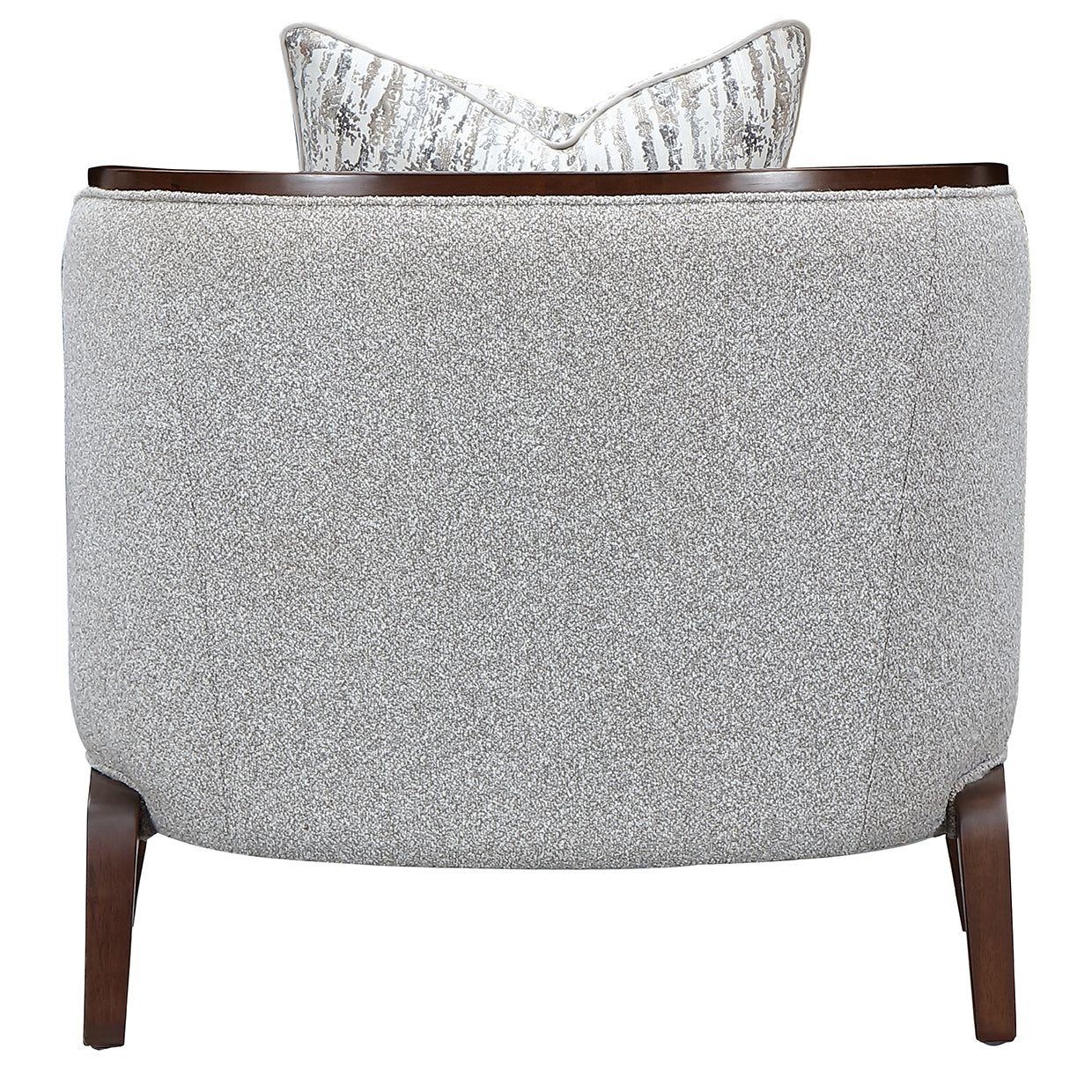 Houston Matching Chair - Pebble/Walnut