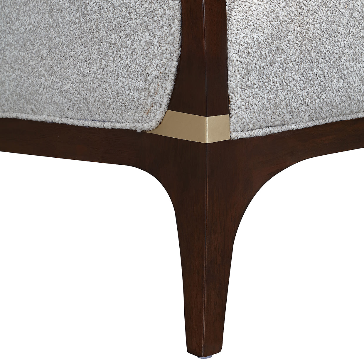 Houston Matching Chair - Pebble/Walnut