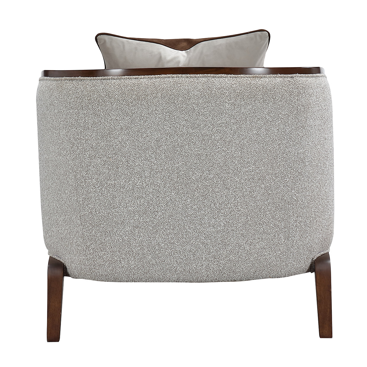 Houston Chaise - Pebble/Walnut