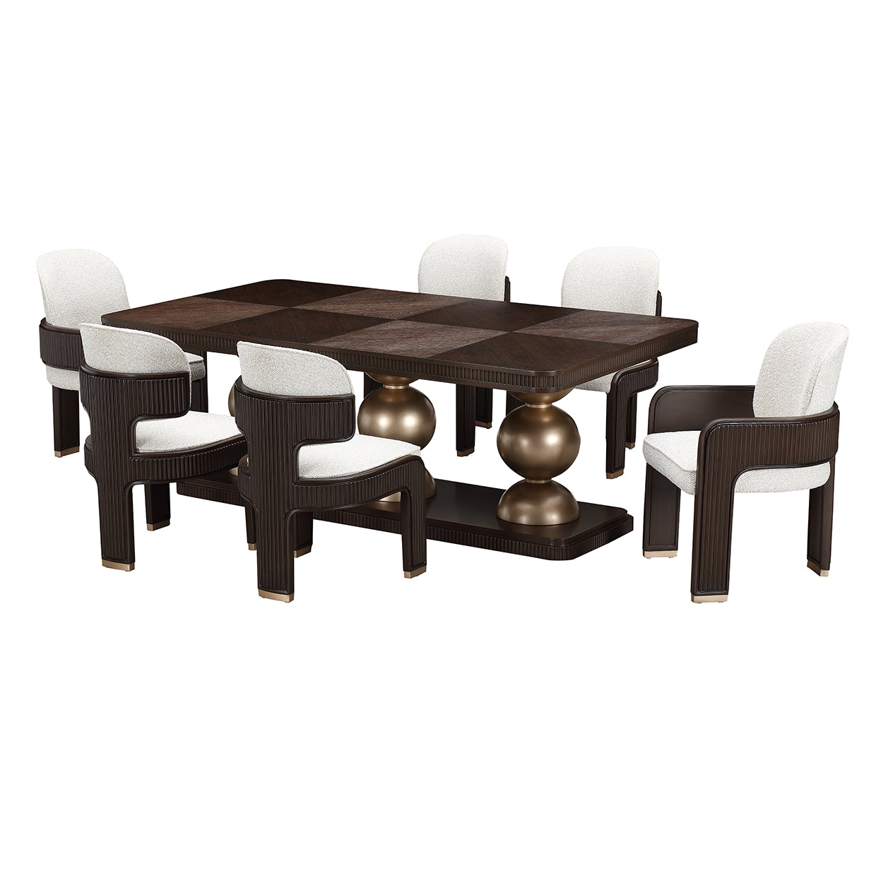 West Kensington Rectangular Dining Table - Medium Espresso