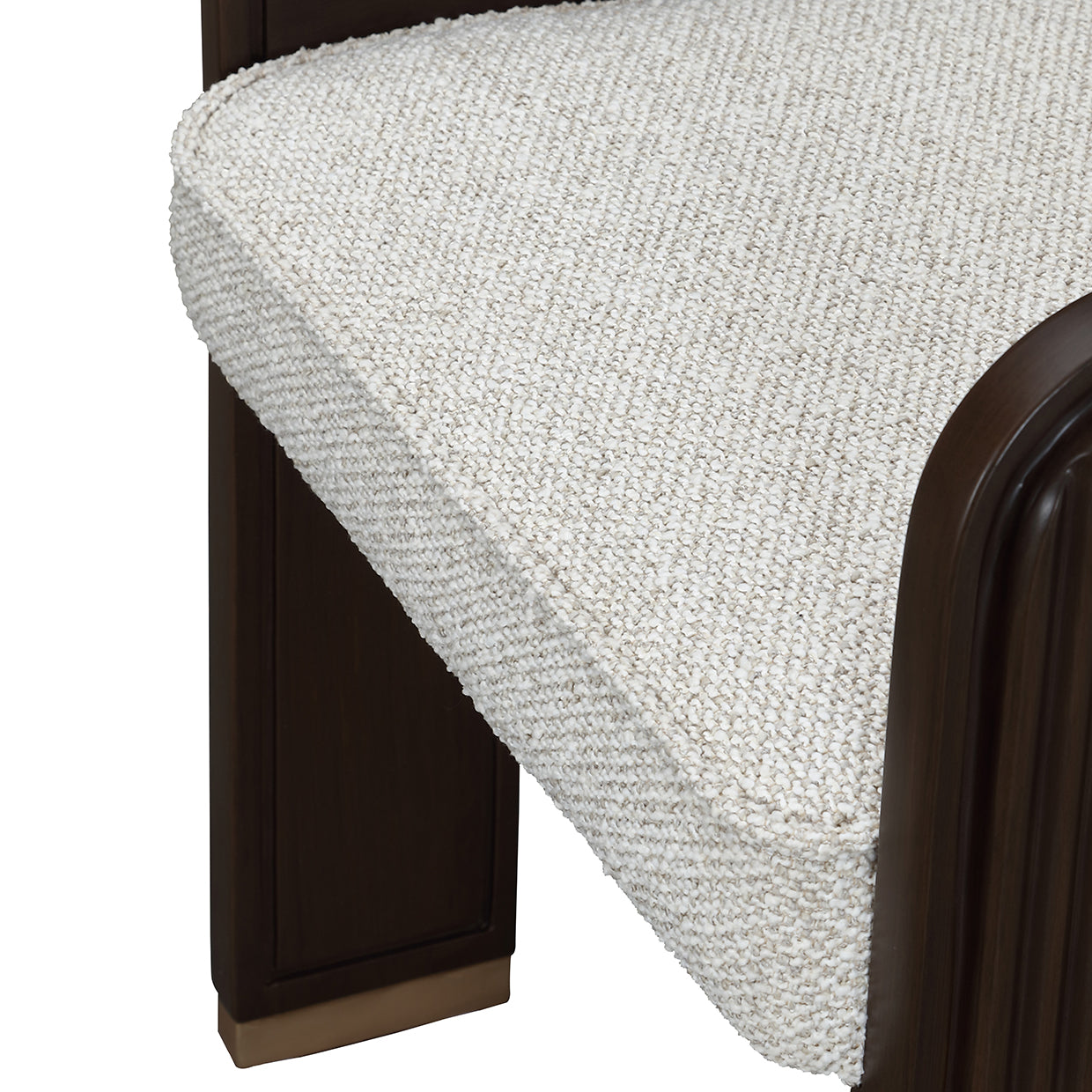 West Kensington Dining Arm Chair - Buff/Medium Espresso