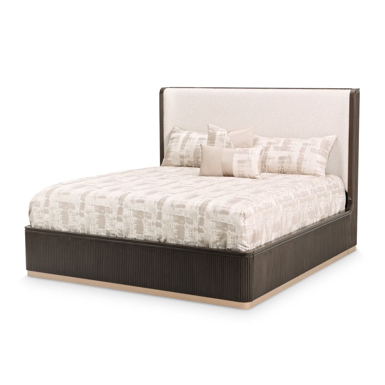 West Kensington Eastern King Bed - Medium Espresso