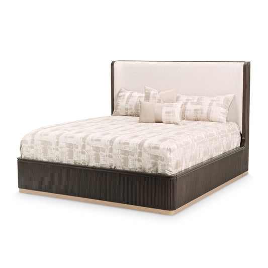 West Kensington Eastern King Bed - Medium Espresso