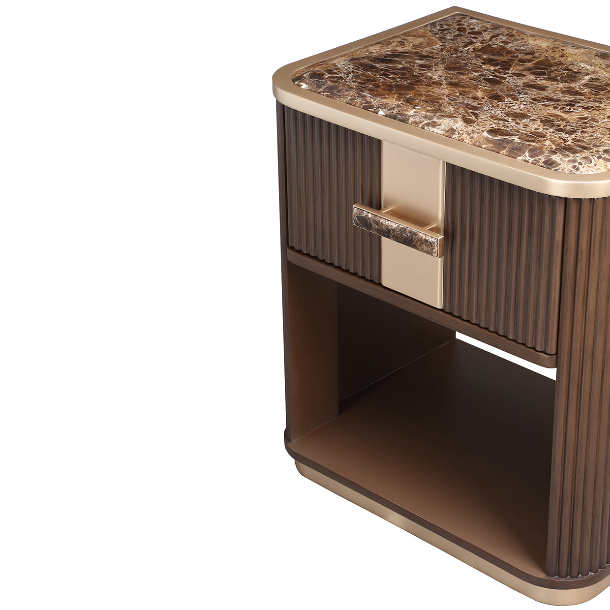 West Kensington 1-Drawer Nightstand - Medium Espresso