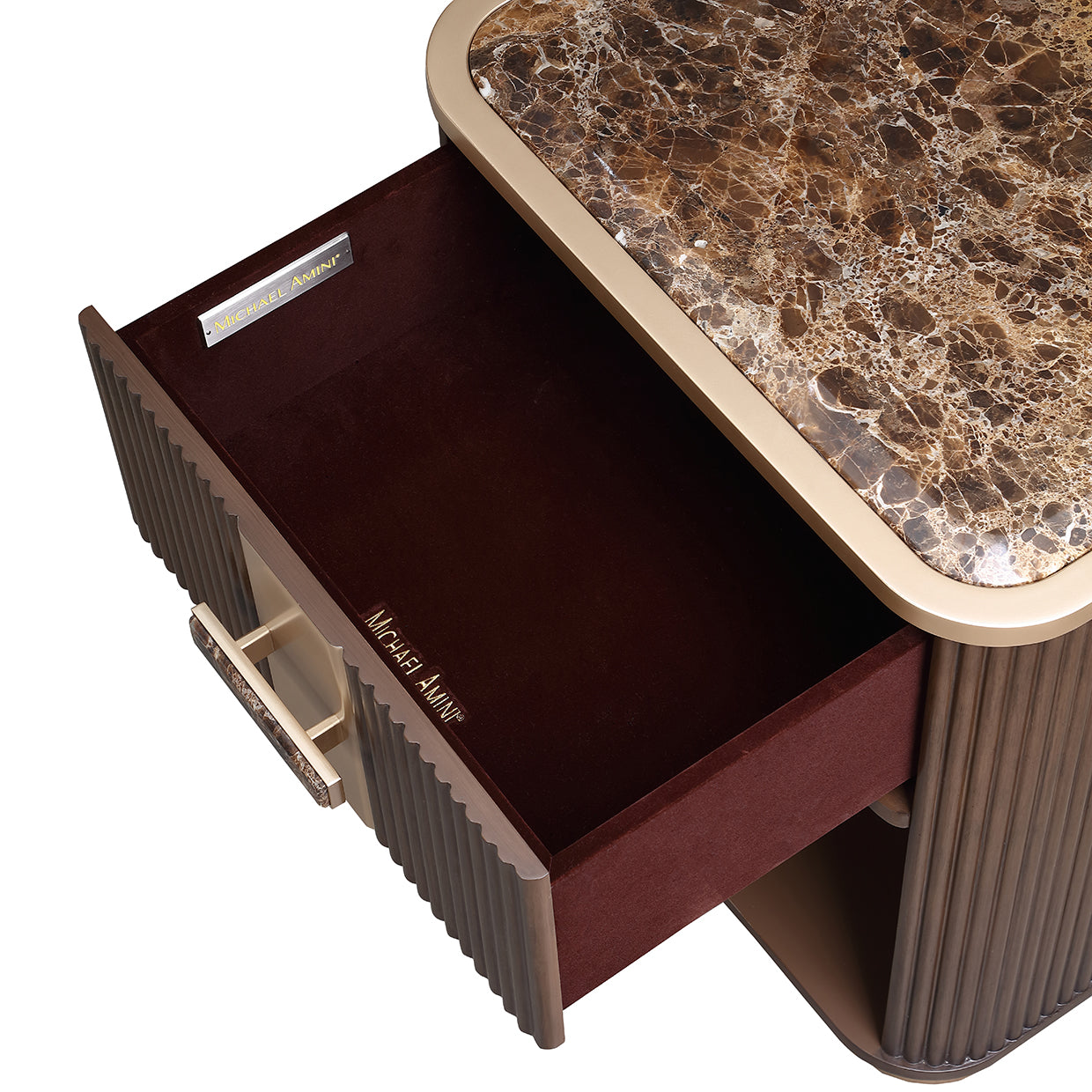 West Kensington 1-Drawer Nightstand - Medium Espresso