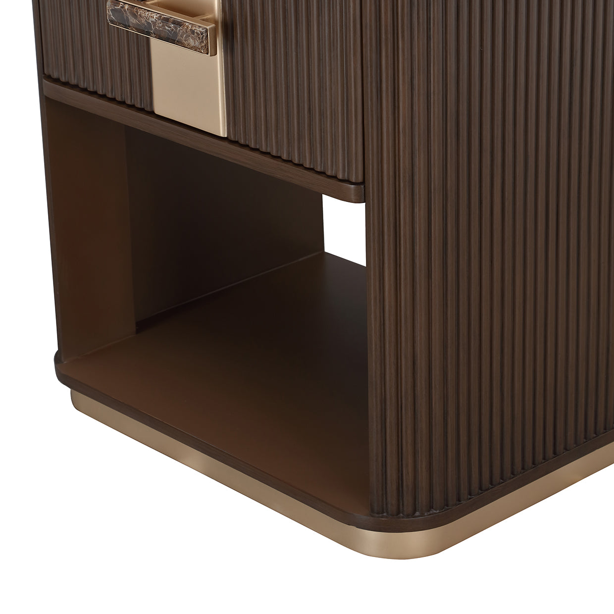 West Kensington 1-Drawer Nightstand - Medium Espresso