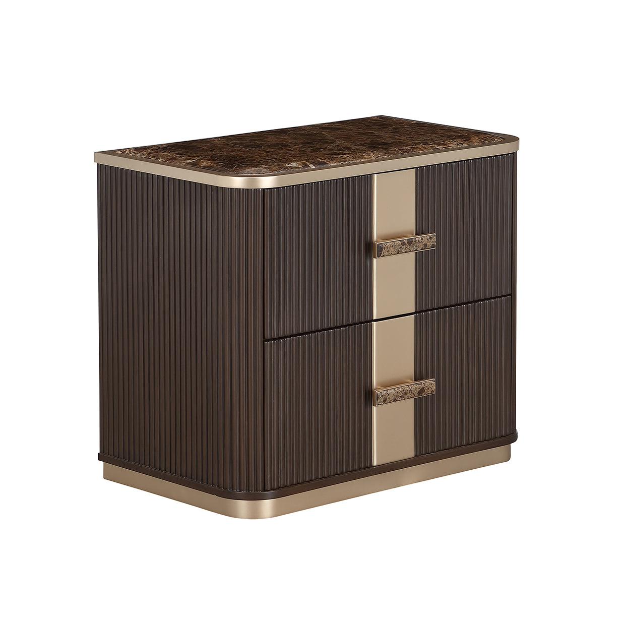 West Kensington 2-Drawer Nightstand - Medium Espresso