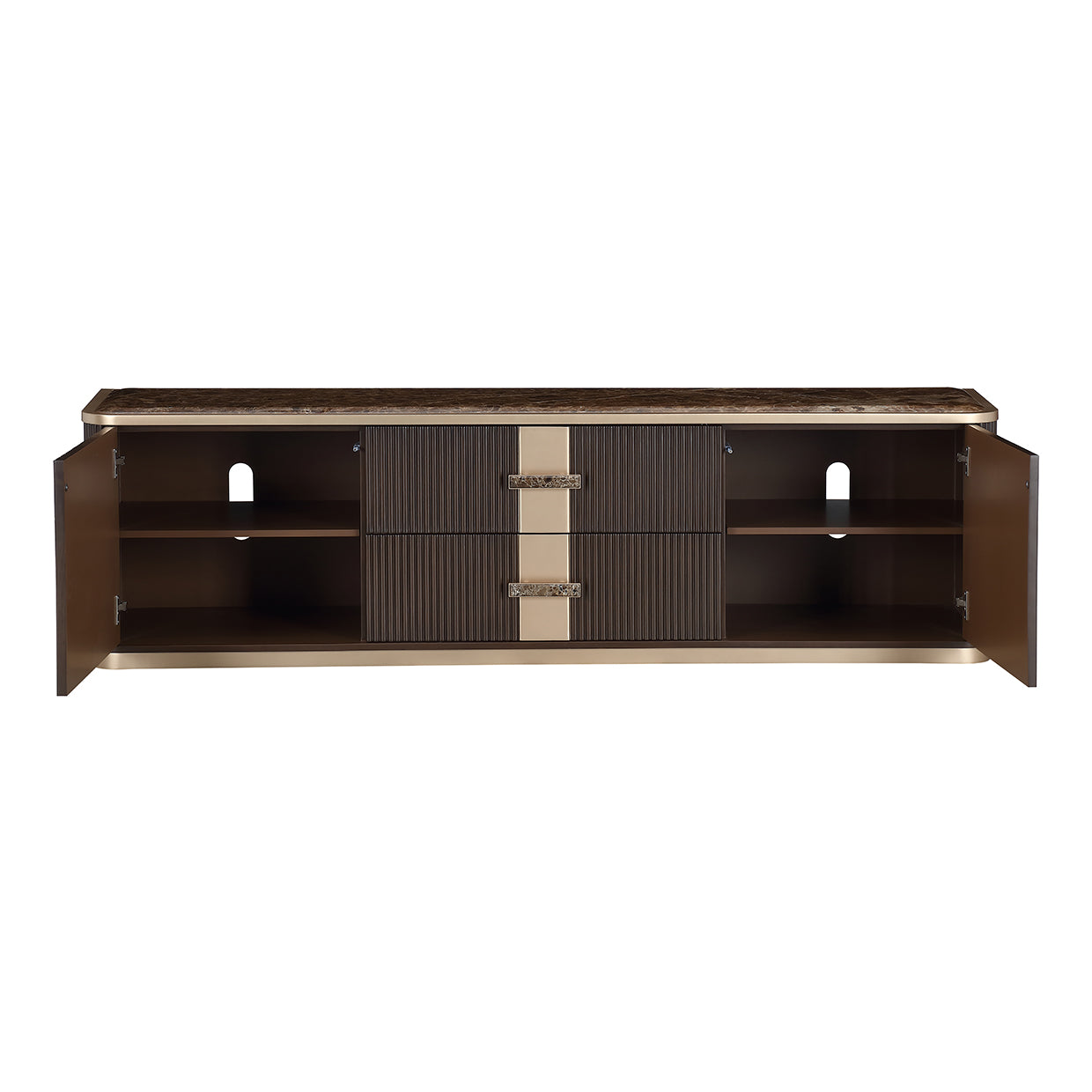 West Kensington Media Cabinet - Medium Espresso
