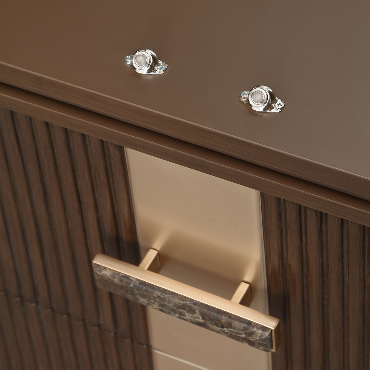 West Kensington Display Cabinet - Medium Espresso