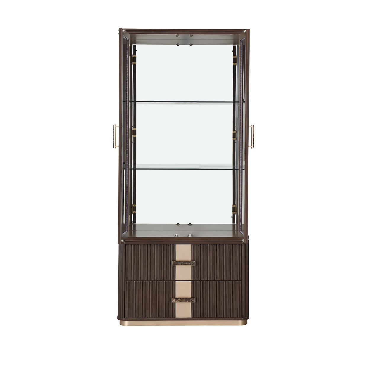 West Kensington Display Cabinet - Medium Espresso