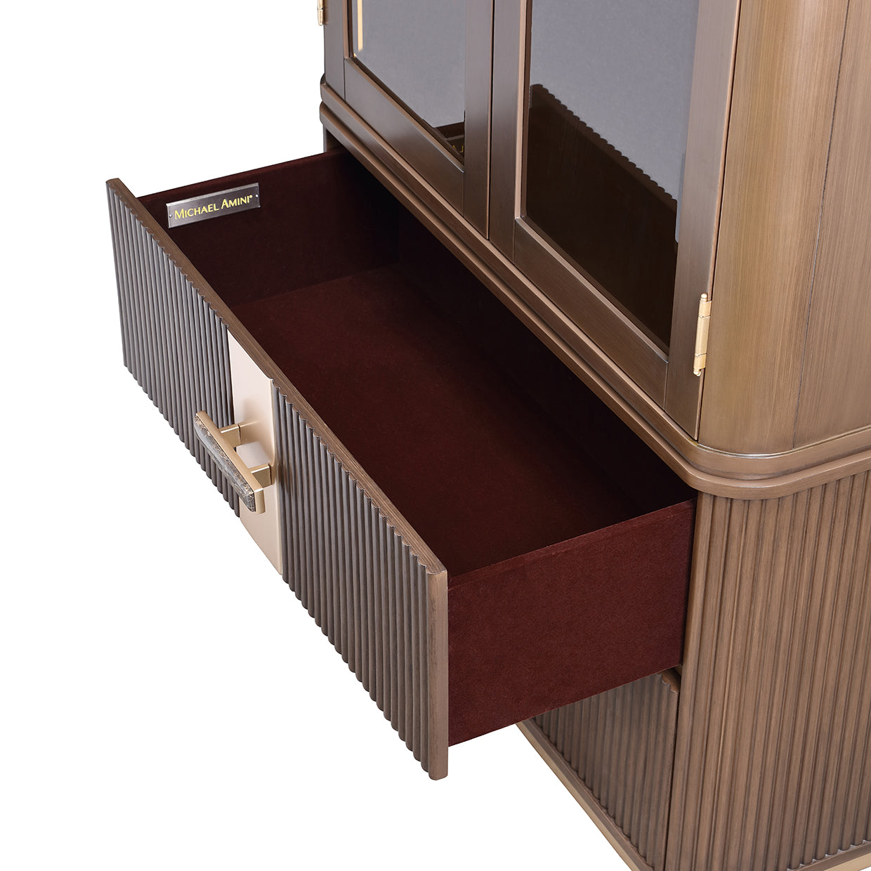 West Kensington Display Cabinet - Medium Espresso