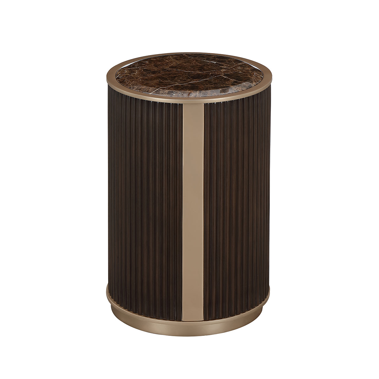 West Kensington Chairside Table - Medium Espresso
