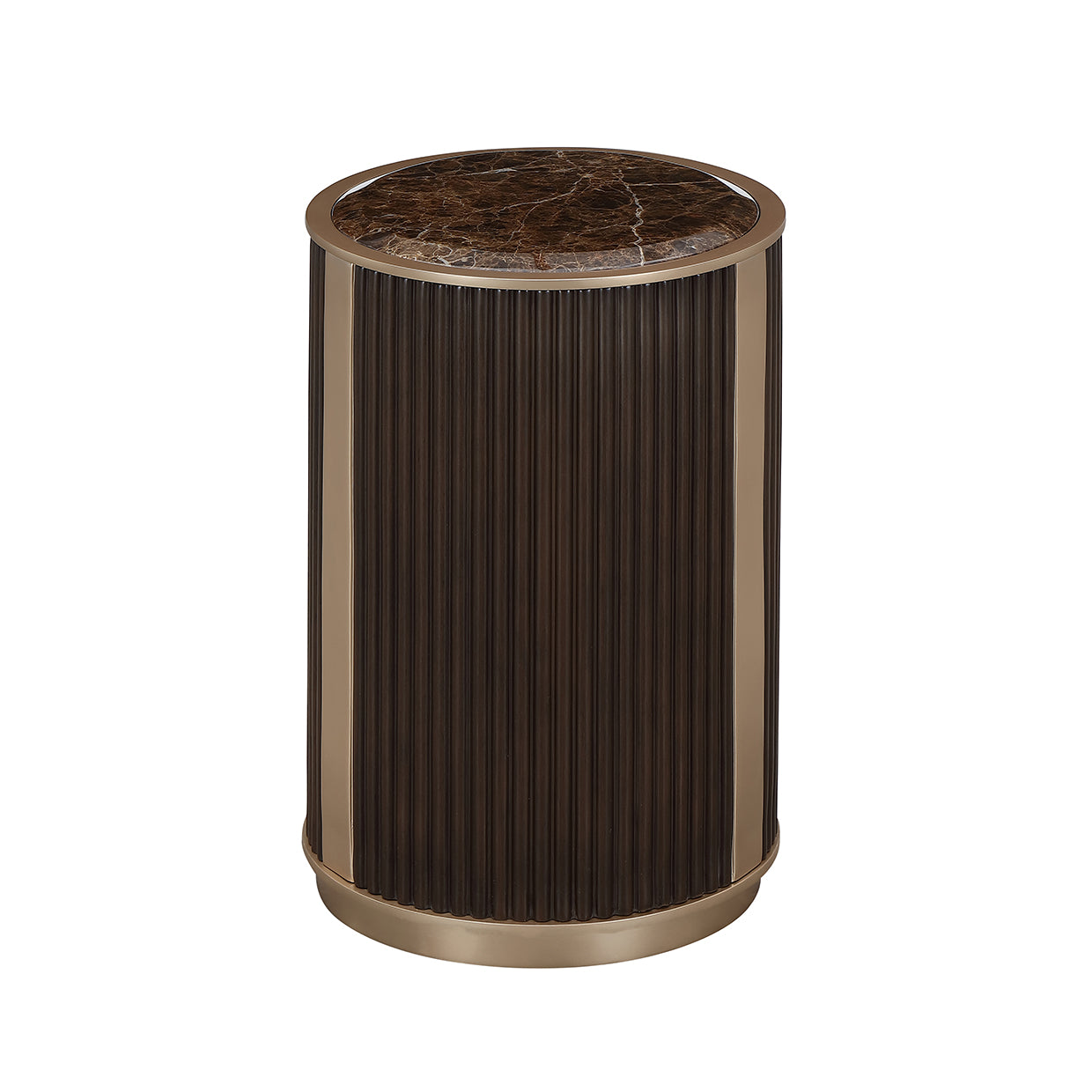 West Kensington Chairside Table - Medium Espresso