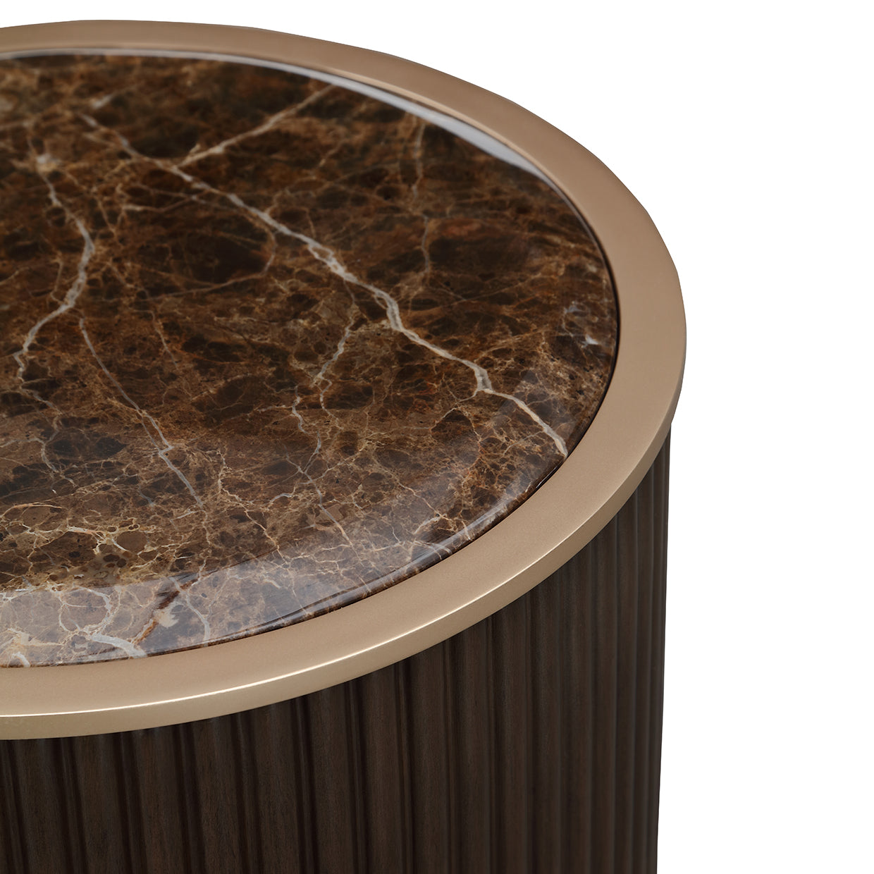 West Kensington Chairside Table - Medium Espresso