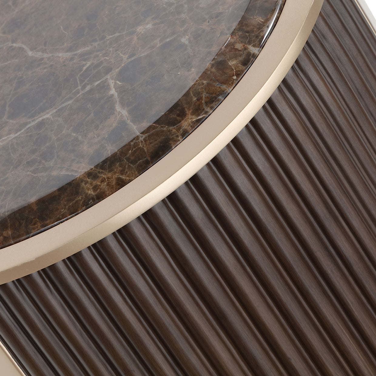 West Kensington Chairside Table - Medium Espresso