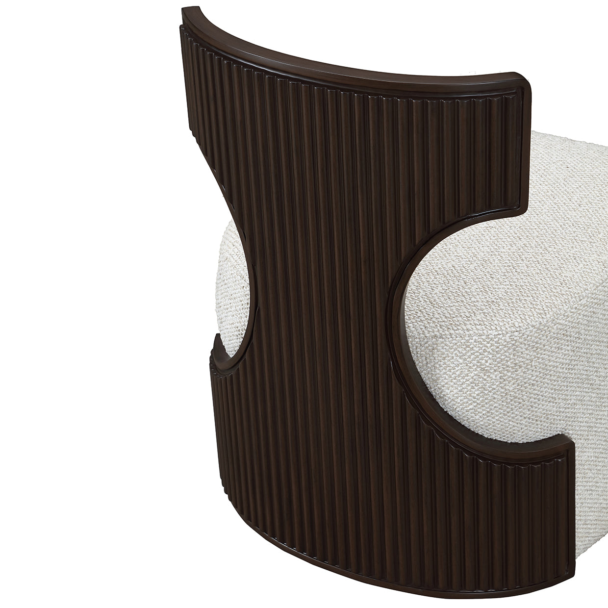 West Kensington Vanity Chair - Medium Espresso