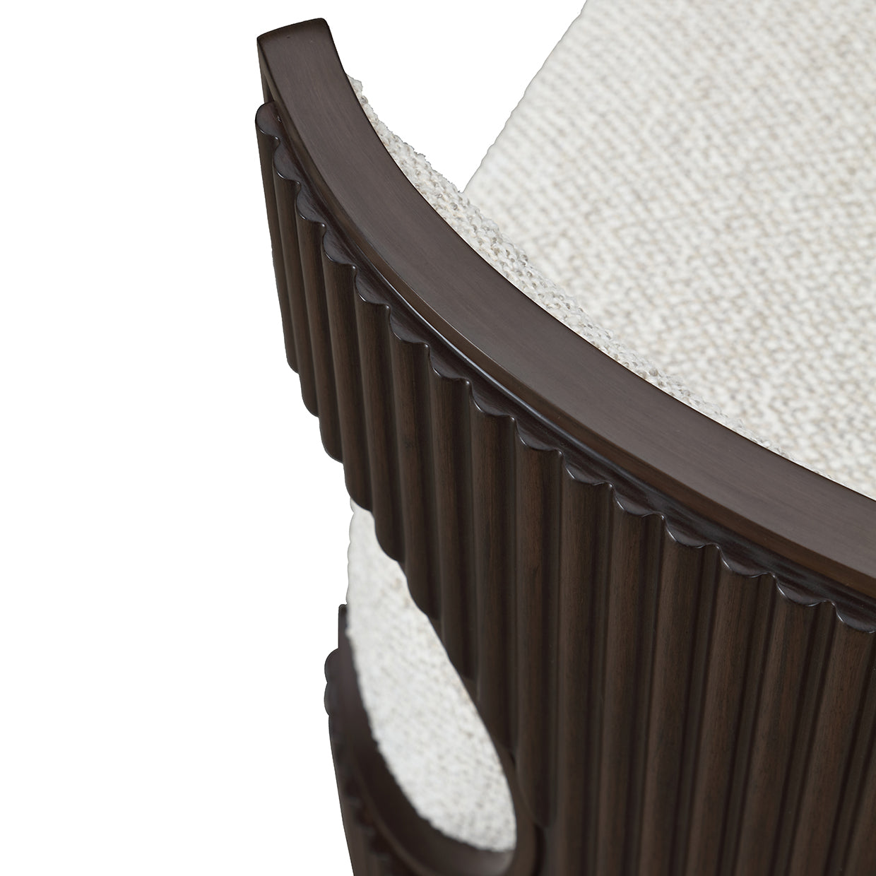 West Kensington Vanity Chair - Medium Espresso