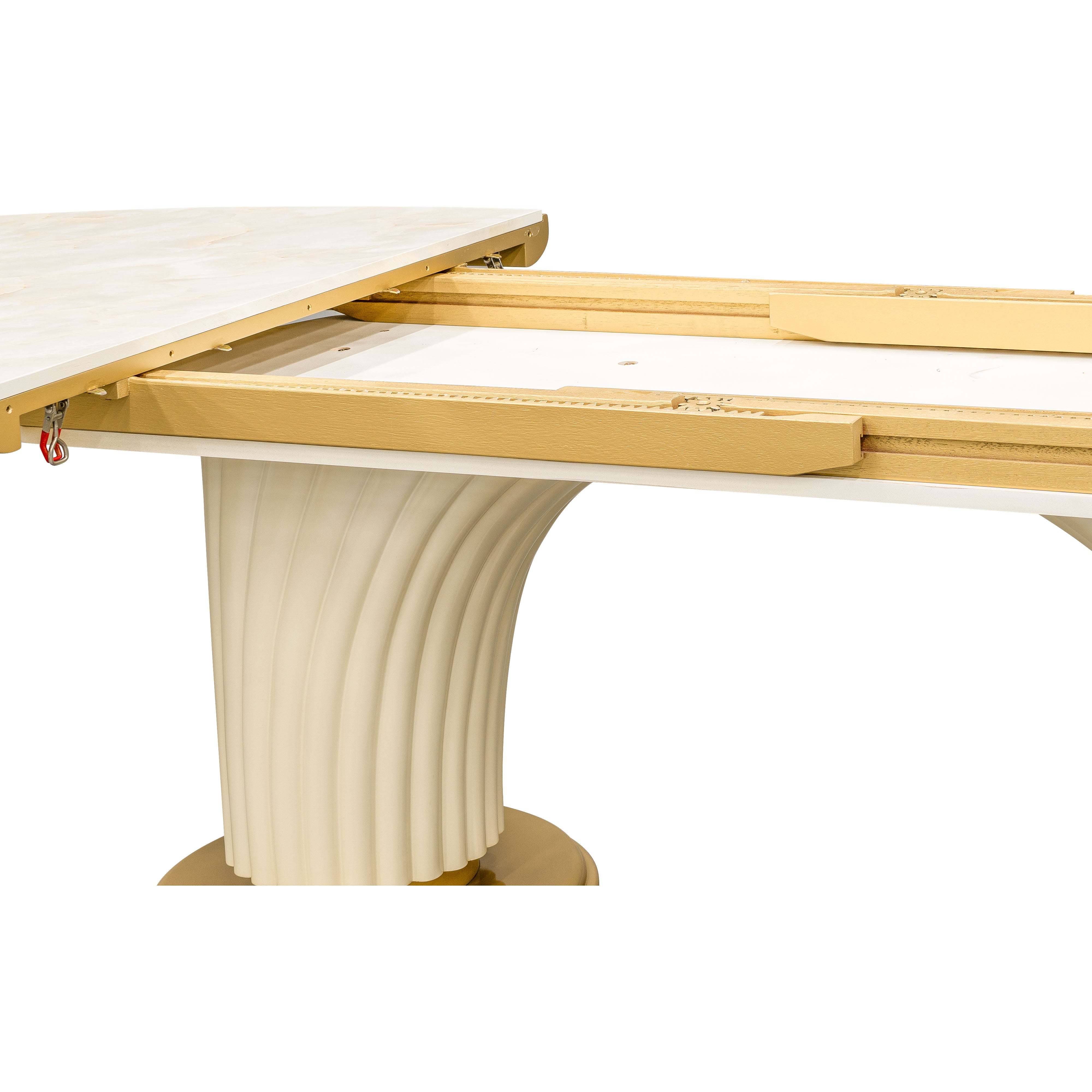 Scotts Square Oval Dining Table - Light Champagne