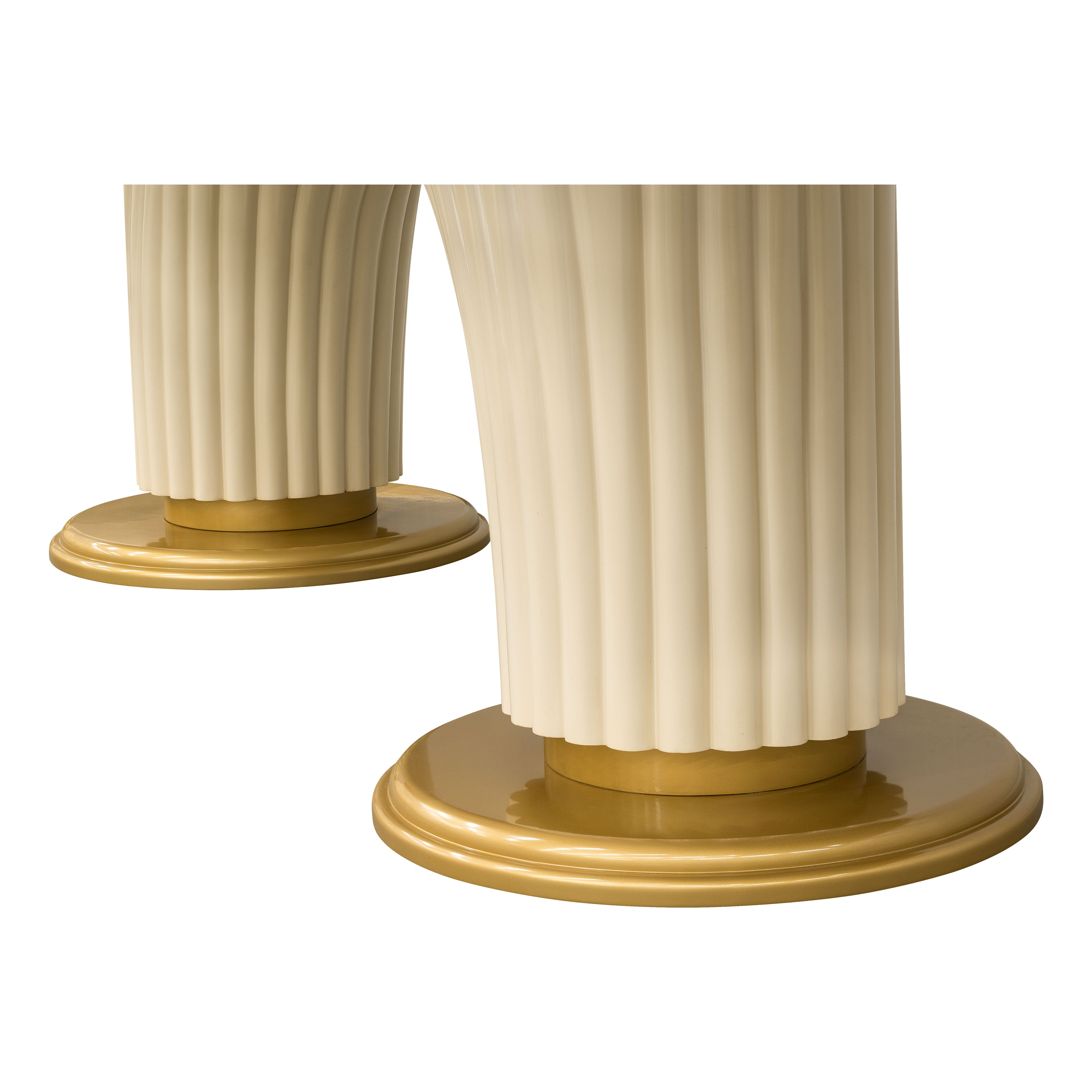 Scotts Square Oval Dining Table - Light Champagne