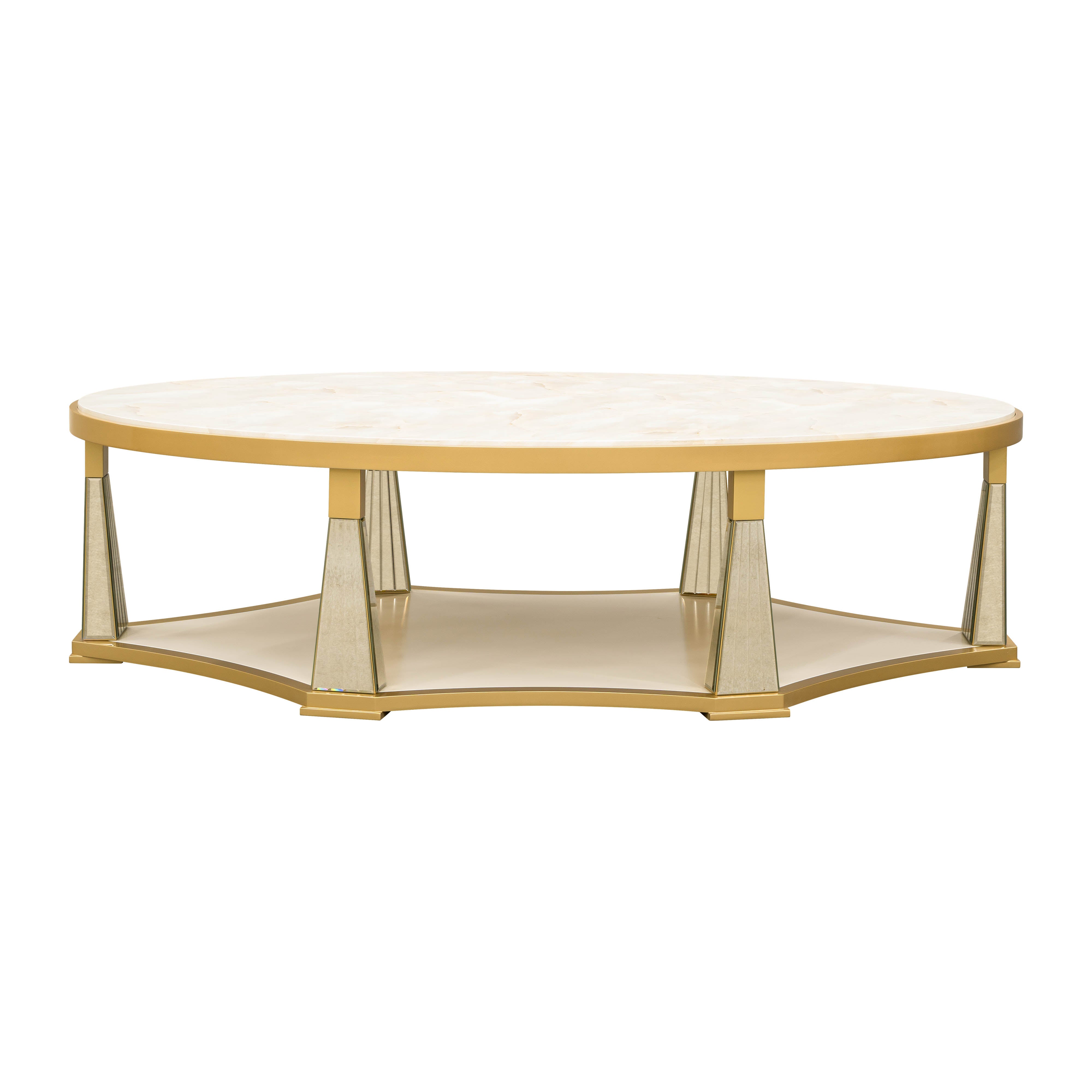 Scotts Square Cocktail Table - Light Champagne