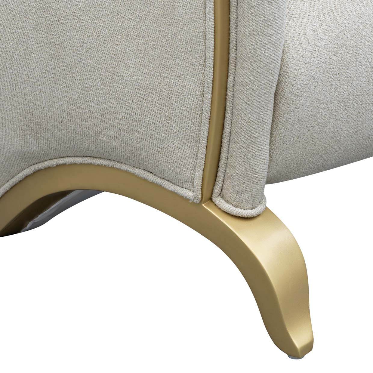 Scotts Square Sofa - Cornsilk/Light Champagne