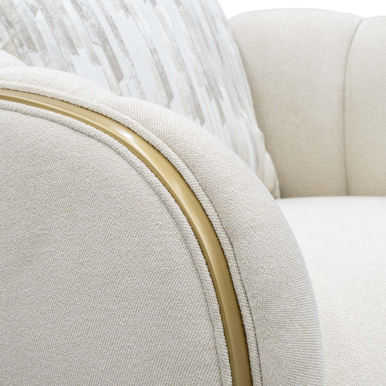 Scotts Square Matching Chair - Cornsilk/Light Champagne