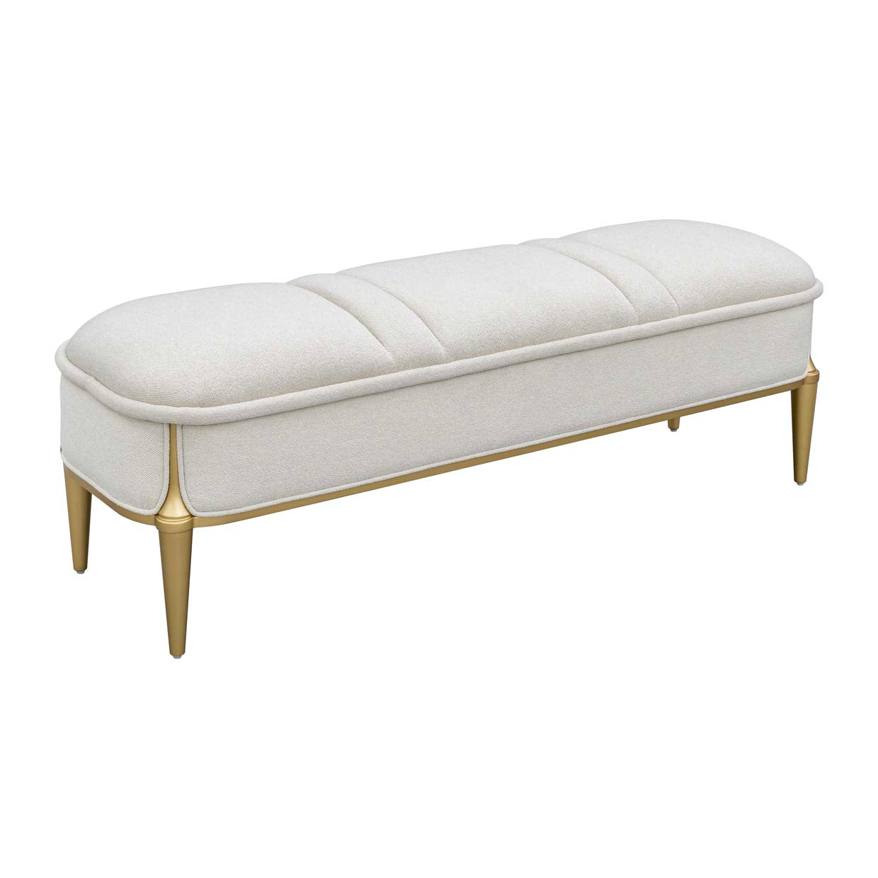 Scotts Square Bench - Cornsilk/Gold