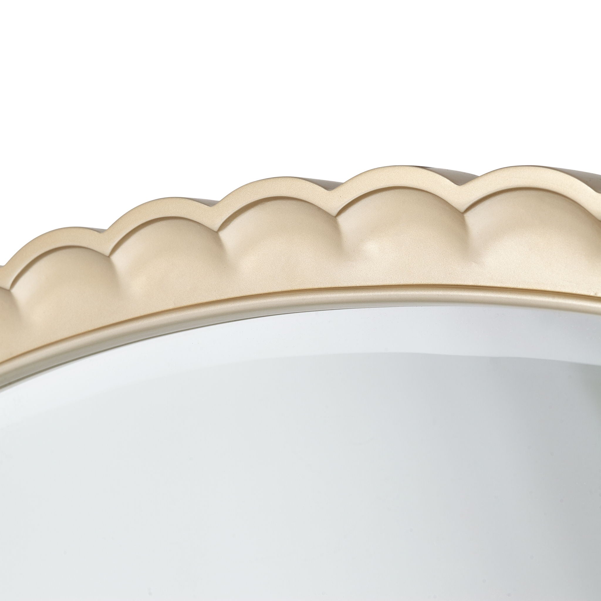 Malibu Crest - Oval Wall Mirror - Chardonnay