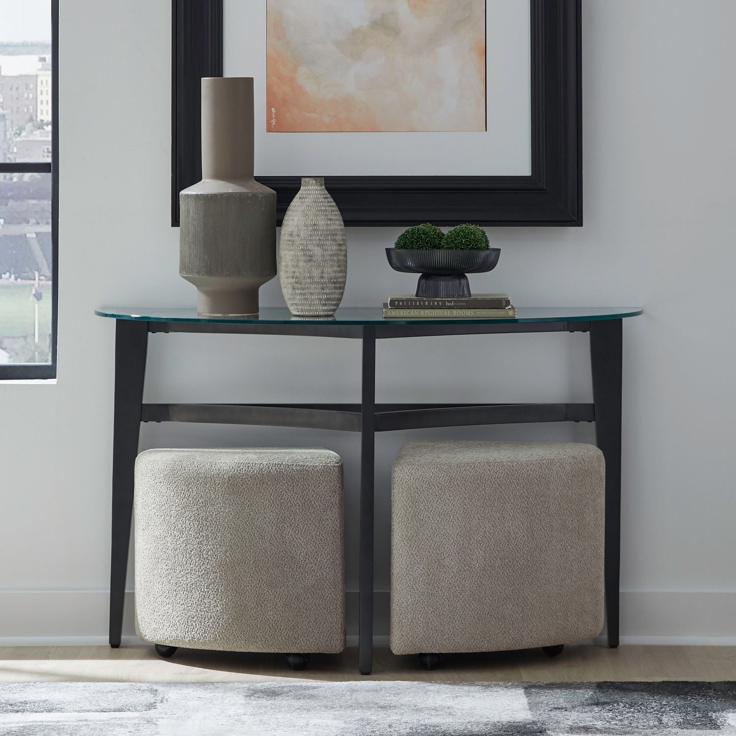 Capri - 3 Piece Table Set - Brown