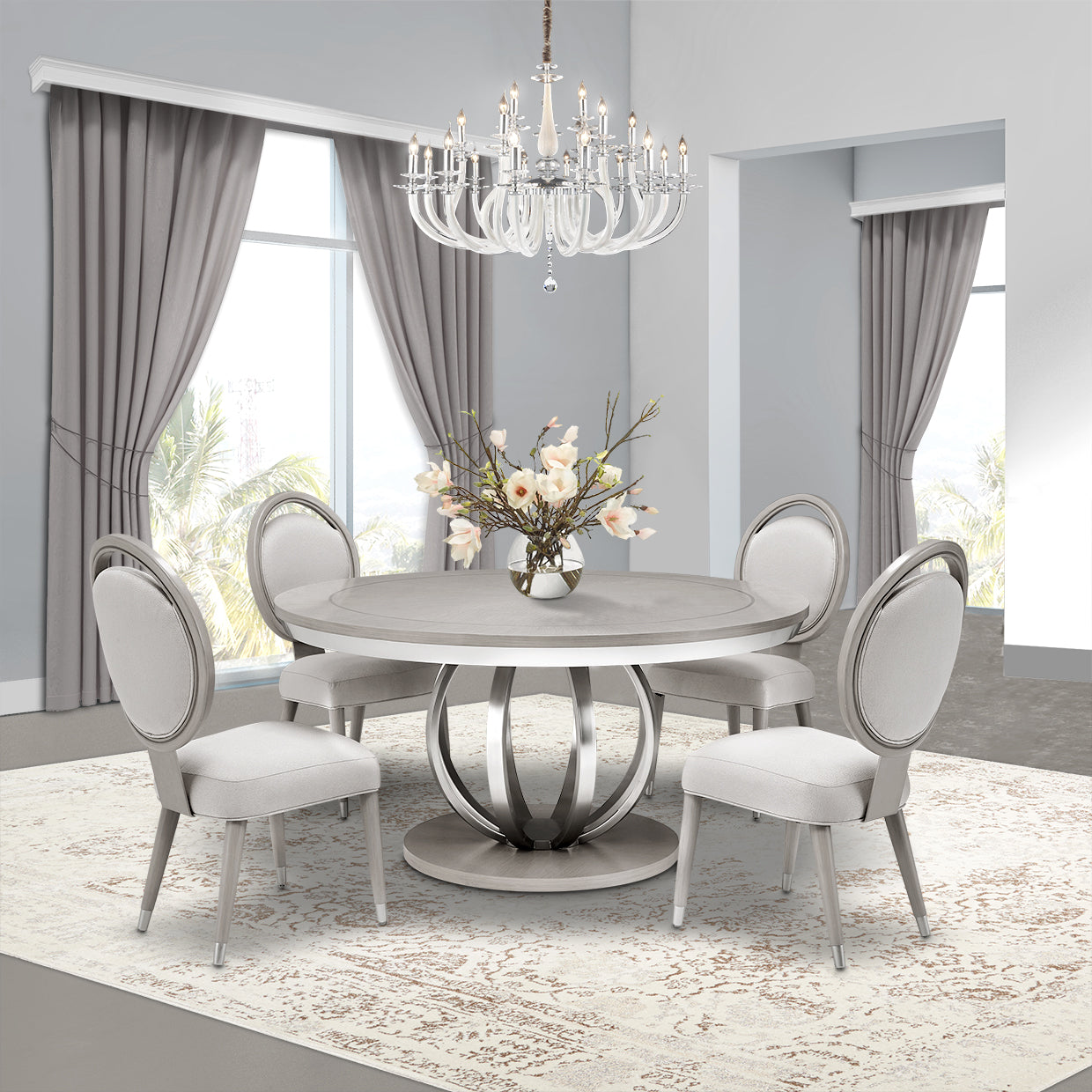 Eclipse Round Dining Table 60"