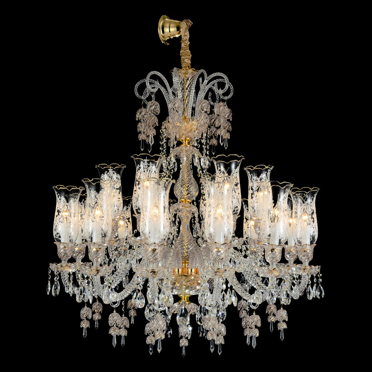 Garnier 18 & 15 Lights Chandelier